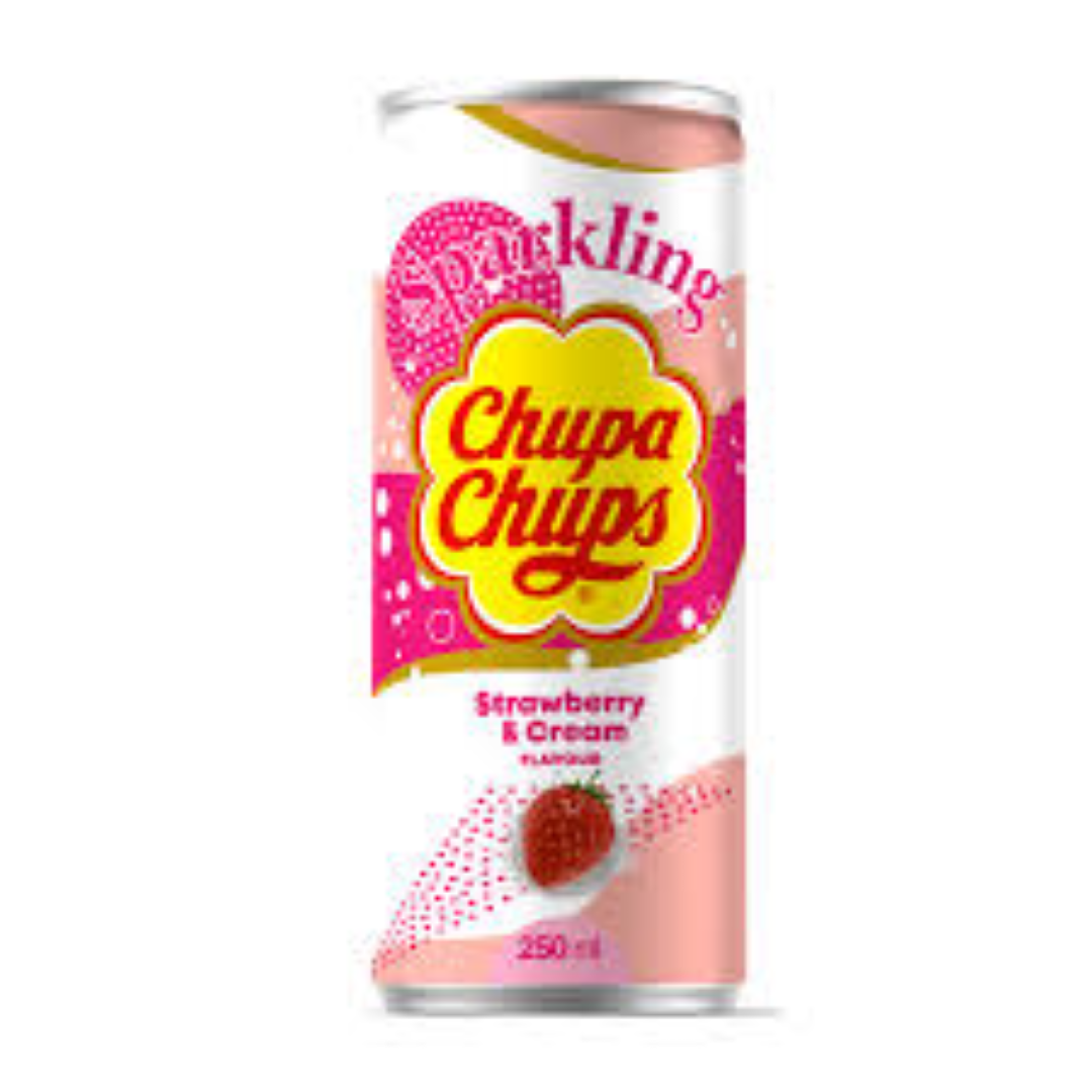 CHUPA CHUPS STRAWBERRY N CREAM 250ML